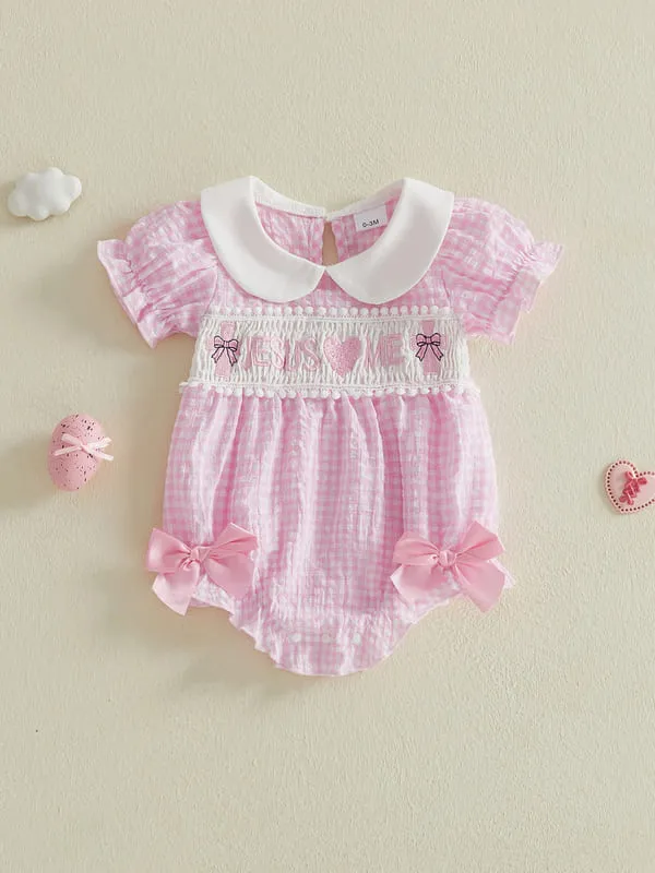 Sweetheart Plaid Romper