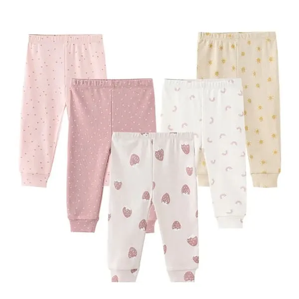 Playful Prints Baby Leggings (5-Pack)