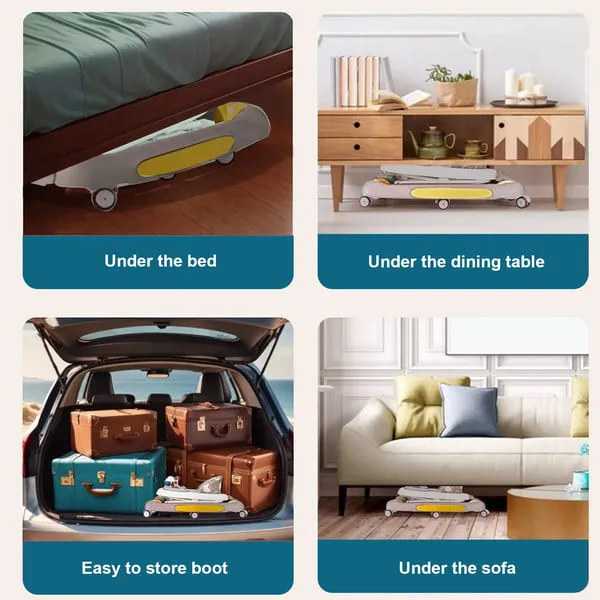 Multi-Functional Baby Walker with Sun Protection Awning