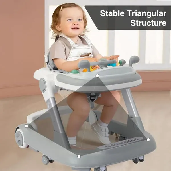 ubravoo 2-in-1 Grow-with-Me Baby Walker