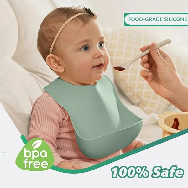 Catch & Go Silicone Tray Bib