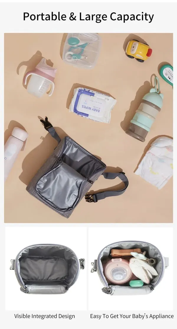 Portable Insulated Feeding Bottle Bag