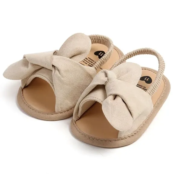 MamaSuzi Little Princess Bowknot Soft Sole Sandals